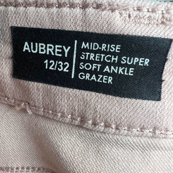 Buffalo David Bitton Jeans Women 12/32 Pink Aubrey Mid Rise Stretch Ankle Grazer - Picture 12 of 14